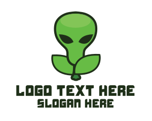 Green Alien Fruit logo