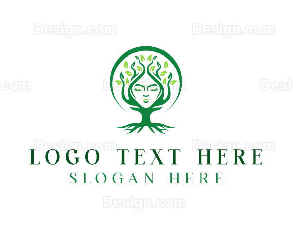 Wellness Tree Woman Logo