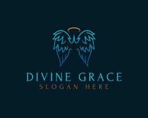 Holy Angelic Wings logo design