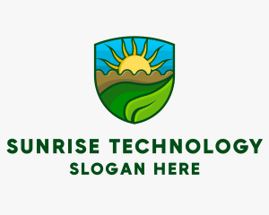 Nature Sunrise Badge logo