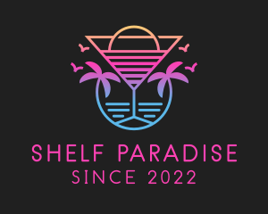 Sunset Cocktail Beach Resort  logo design