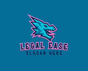 Fierce Blue Dragon Logo