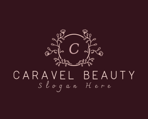 Floral Lettermark Decoration logo design