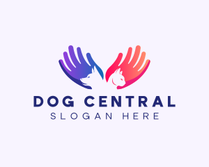 Dog Cat Veterinary  logo design