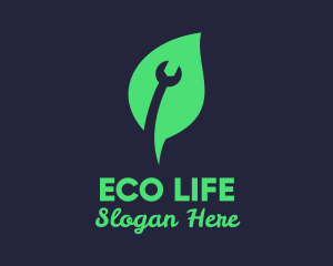 Green Leaf Repair  logo design