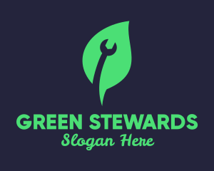 Green Leaf Repair  logo design