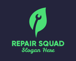 Green Leaf Repair  logo design