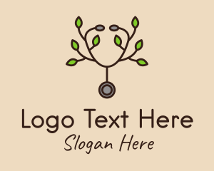 Organic Leaf Stethoscope  logo