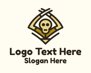 Skull Ghoul Villain logo