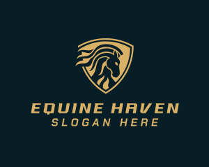 Equine Horse Shield logo