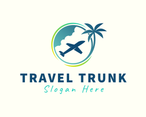 Travel Fly Airplane logo design