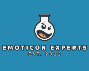 Laboratory Flask Emoji logo