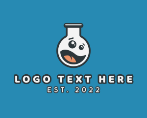 Laboratory - Laboratory Flask Emoji logo design