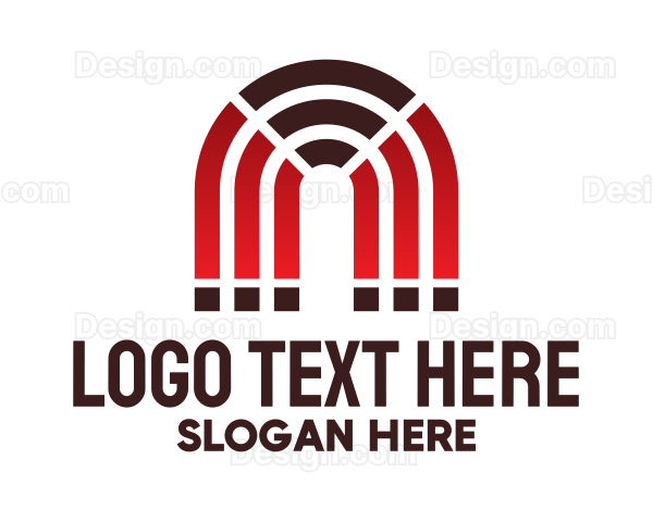 Wi-Fi Signal Magnet Logo