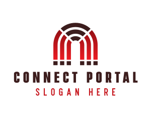 Wi-Fi Signal Magnet logo design