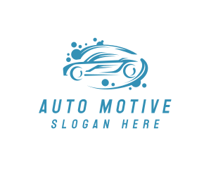 Auto Car Wash Vehicle logo design