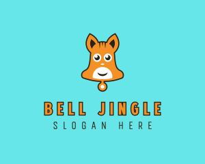 Cute Bell Cat logo design