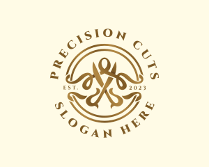 Fashion Tailor Scissors logo design