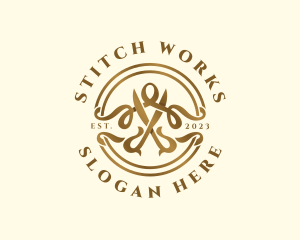 Fashion Tailor Scissors logo