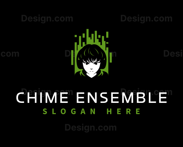 Hacker Anime Gaming Logo