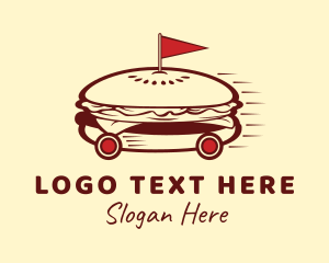 Fast Food - Fast Food Burger Delivery logo design