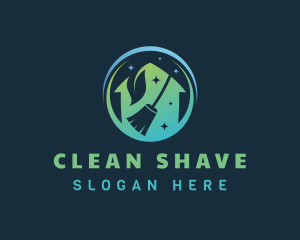 Eco Friendly House Cleaning logo design