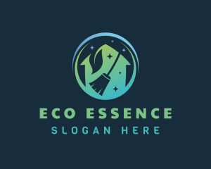 Eco Friendly House Cleaning logo design