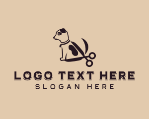 Grooming Pet Dog logo