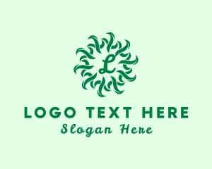 Organic Natural Leaf Produce logo