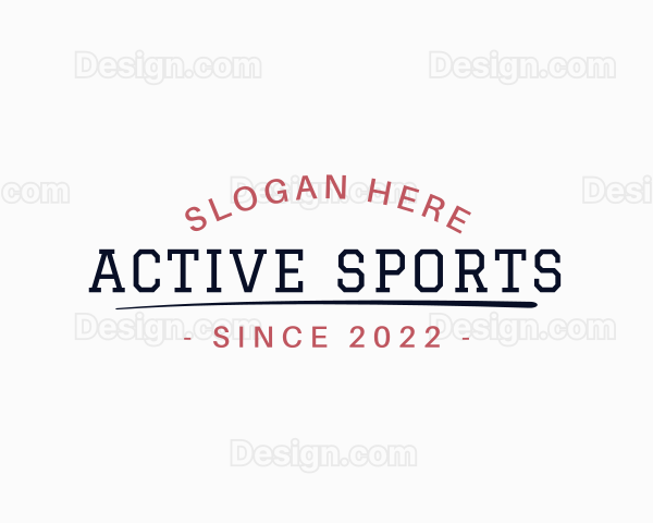 University Athlete Team Logo