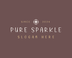 Cosmic Sparkle Star logo design