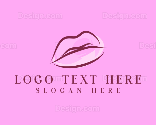 Lips Beauty Lipstick Logo