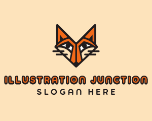 Cartoon Wild Fox  logo