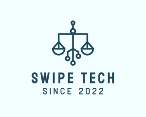 Tech Weighing Scale logo design