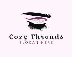 Eyelash Eyebrow Makeup  logo design