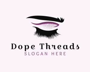 Eyelash Eyebrow Makeup  logo design