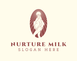 Nude Pregnant Woman logo