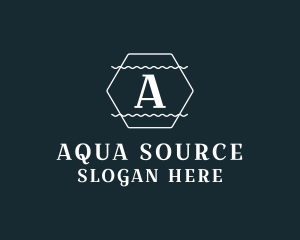 Aqua Drinking Water logo design