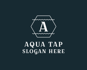 Aqua Drinking Water logo design