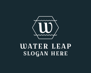 Aqua Drinking Water logo design