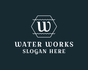 Aqua Drinking Water logo design