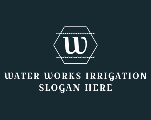 Aqua Drinking Water logo design