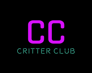 Neon Retro Club logo design