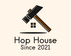 Brick Hammer House  logo design