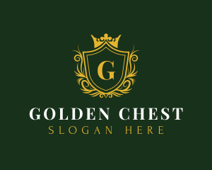 Luxury Shield Crown logo design