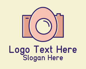 Photograph - Egg Camera Photography logo design