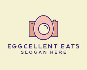 Egg Camera Photography logo design