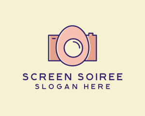 Egg Camera Photography logo design