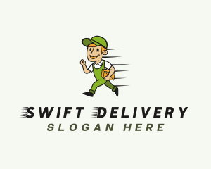 Delivery Man Import Courier logo