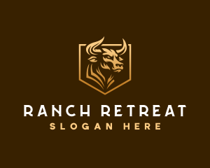 Animal Bull Ranch logo design